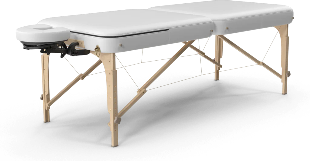 White Massage Table.H03.2k 1