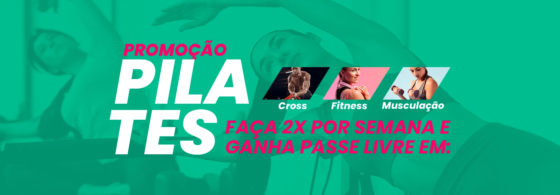 Banner Aulas de Pilates Companhia Forma