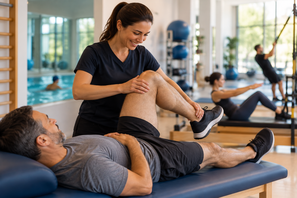 Sessao de Fisioterapia e Reabilitacao